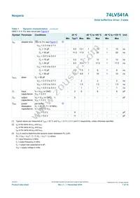 74LV541ATPWJ Datasheet Page 7