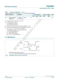 74LV541D Datasheet Page 6