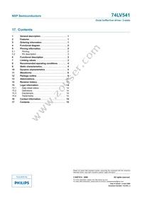 74LV541D Datasheet Page 15