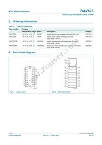 74LV573D Datasheet Page 2