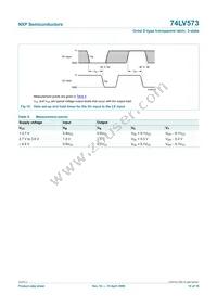 74LV573D Datasheet Page 10