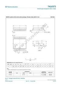 74LV573D Datasheet Page 14
