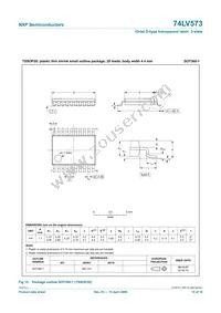 74LV573D Datasheet Page 15