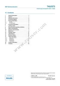 74LV573D Datasheet Page 18