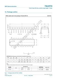 74LV574D Datasheet Page 11