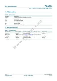 74LV574D Datasheet Page 15