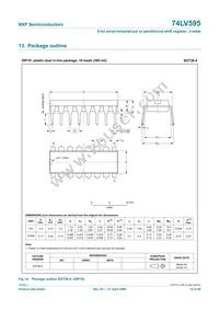 74LV595N Datasheet Page 14