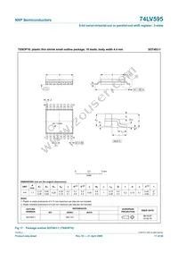 74LV595N Datasheet Page 17