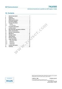 74LV595N Datasheet Page 20