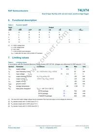 74LV74N Datasheet Page 5