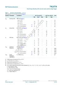 74LV74N Datasheet Page 9