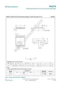 74LV74N Datasheet Page 15