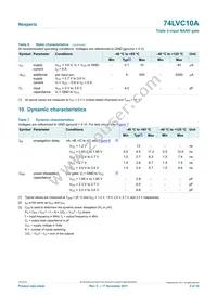 74LVC10ADB Datasheet Page 5