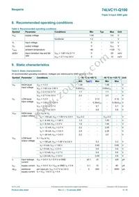 74LVC11PW-Q100J Datasheet Page 4