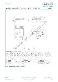 74LVC11PW-Q100J Datasheet Page 8