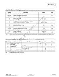 74LVC125AT14-13 Datasheet Page 3