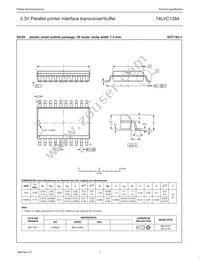 74LVC1284D Datasheet Page 7