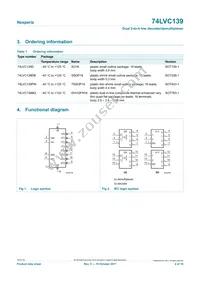 74LVC139PW/AUJ Datasheet Page 2