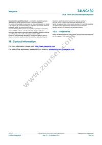 74LVC139PW/AUJ Datasheet Page 15