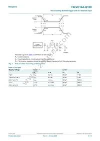 74LVC14AD-Q100J Datasheet Page 6