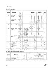74LVC14AMTR Datasheet Page 4