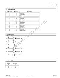 74LVC14AT14-13 Datasheet Page 2