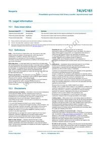 74LVC161DB Datasheet Page 20