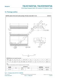 74LVC162373ADL Datasheet Page 13