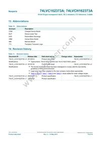 74LVC162373ADL Datasheet Page 15