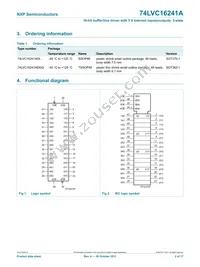 74LVC16241ADGG Datasheet Page 3