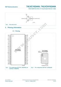 74LVC16244ABQ Datasheet Page 3