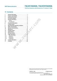 74LVC16245ABQ Datasheet Page 20