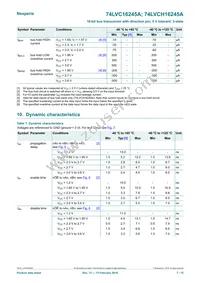 74LVC16245AEV Datasheet Page 7