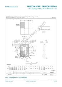 74LVC16374ABQ Datasheet Page 15