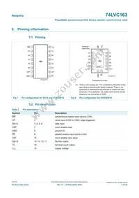 74LVC163DB Datasheet Page 5