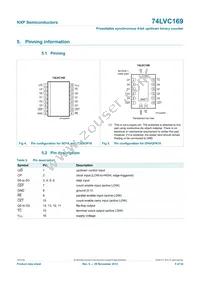 74LVC169D Datasheet Page 5