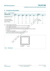 74LVC169D Datasheet Page 6