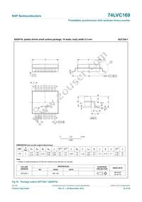 74LVC169D Datasheet Page 18