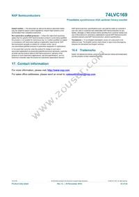 74LVC169D Datasheet Page 23