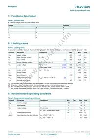 74LVC1G00GF Datasheet Page 4