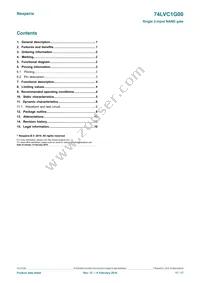 74LVC1G00GF Datasheet Page 17