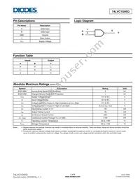 74LVC1G00QSE-7 Datasheet Page 2
