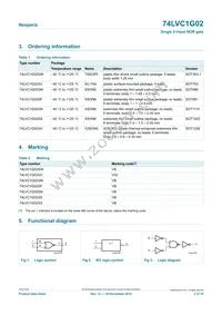 74LVC1G02GW Datasheet Page 2