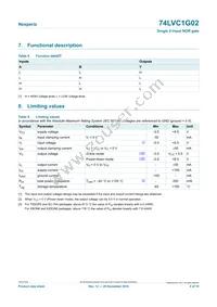 74LVC1G02GW Datasheet Page 4