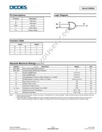 74LVC1G02QSE-7 Datasheet Page 2