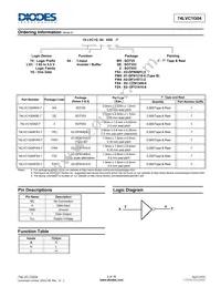 74LVC1G04FW5-7 Datasheet Page 2