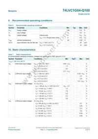 74LVC1G04GV-Q100H Datasheet Page 4