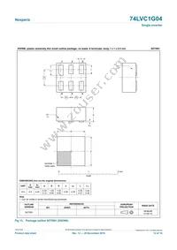 74LVC1G04GW Datasheet Page 12