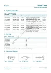 74LVC1G06GW Datasheet Page 2