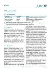 74LVC1G07GN Datasheet Page 18